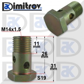 Болт холендров M14x1,5 - 26 mm