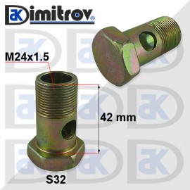 Болт холендров M24x1,5 - 42 mm