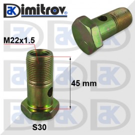Болт холендров M22x1,5 - 45 mm
