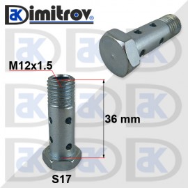 Болт холендров M12x1,5 - 36 mm