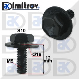 Винт 10 x 12 x M5