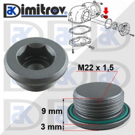 Пробка масло преден диференциал BMW 1 2 3 5 X1 X3 X6 X7 Z8 MINI Mini