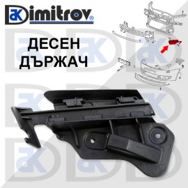 Държач броня десен VW Golf Plus V