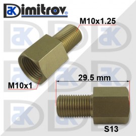 Преходник мъжко M10х1,25 женско M10х1