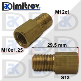 Преходник мъжко M12x1 женско M10х1,25