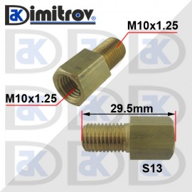 Преходник мъжко M10х1,25 женско M10х1,25