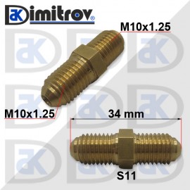 Преходник мъжко M10х1,25 мъжко M10х1,25