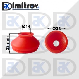 Маншон силиконов Ø14 х Ø33 х 23 mm
