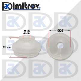 Маншон силиконов Ø10 х Ø27 х 19 mm