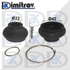 Маншон гумено-метален Ø22 х Ø42 х 30 mm