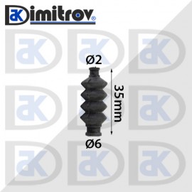 Маншон универсален Ø  2 x Ø 6 x 35 mm