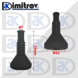 Маншон универсален Ø  7 x Ø 22 x 62 mm
