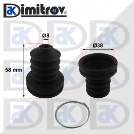 Маншон универсален Ø8 x Ø38 58 mm