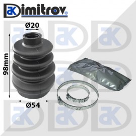 Маншон каре Ø 20 x Ø 54 x 98 mm