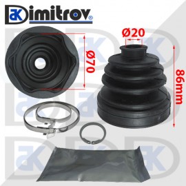 Маншон каре Ø 20 x Ø 70 x 86 mm BMW X3 (E83)