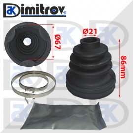 Маншон каре Ø 21 x Ø 67 x 86 mm 
