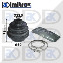Маншон каре Ø 23 x Ø 50 x 78 mm
