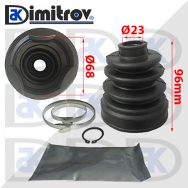 Маншон каре Ø 23 x Ø 68 x 96 mm Mazda 626 MPV MX-6 Xedos-6