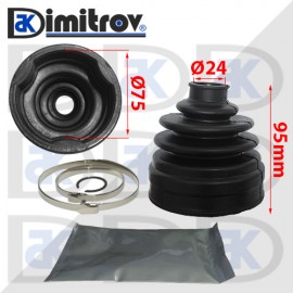 Маншон каре Ø 24 x Ø 75 x 95 mm Hyundai ix35 Santa Fe Tucson