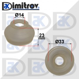 Маншон силиконов Ø14 х Ø33 х 23 mm