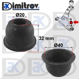 Маншон гумено-метален Ø20 х Ø42 х 32 mm Mitsubishi Eclipse Galant Proudia / Dignity