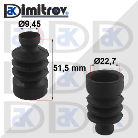 Маншон гумен Ø9,45 х Ø22,7 х 51,5 mm 