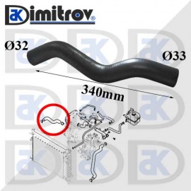 Маркуч радиатор горен Chevrolet Captiva Daewoo Winstorm Opel Antara