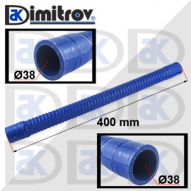 Гъвкав маркуч Ø38 x Ø38 x 400 mm - силикон