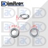 Уплътнение Ø7 x Ø13,5 x 1,2 mm Citroen Berlingo BX C15 C25 Jumper Jumpy  Visa Xantia Xsara ZX Fiat Ducato Peugeot 205 305 306 309 405 Boxer Expert J5 Partner