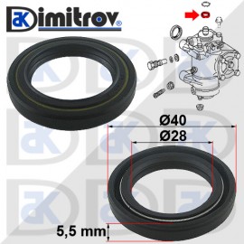 Семеринг кормилна кутия Ø28 x Ø40 x  5,5 mm Mercedes Actros Antos Atego Axor Conecto Econic LK/LN2 MK O SK Tourismo Unimog