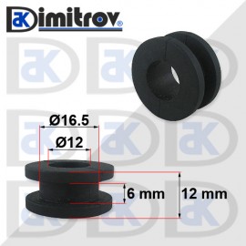 Уплътнение Ø 12 х Ø 16,5 х 6 х 12 мм