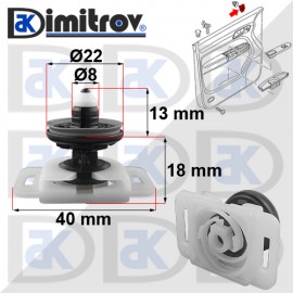 Щипка VW Caddy III Eos Golf V VI Jetta III Passat Polo IV Scirocco Touran