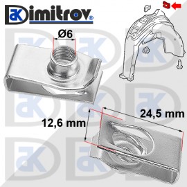 Монтажно гнездо калници предна броня Chrysler Pacifica Sebring Town and Country Jeep Cherokee