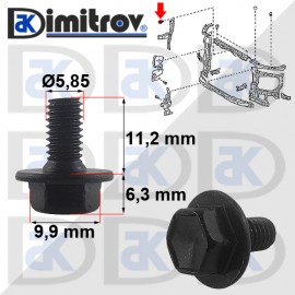 Винт броня Lexus ES GS IS LS RX Toyota Camry C-HR Land Cruiser Hilux VII Land Cruiser Prado Prius