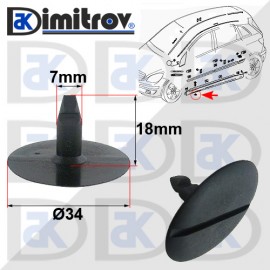 Щипка праг Mercedes A-Class (W169) B-Class (W245)