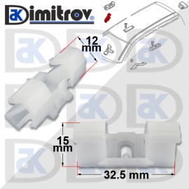 Щипка греда предно стъкло Volvo S60 V70 XC70