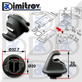 Щипка сенник черна Audi Seat Volkswagen