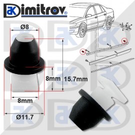 Щипка лайстна врата Volkswagen Golf V