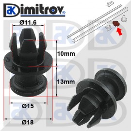 Щипка праг Volvo S40 S80 V40