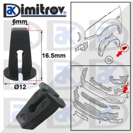 Щипка броня подкалник Audi Bentley Seat Skoda VW