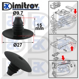 Щипка купе багажник Audi Seat Skoda Volkswagen