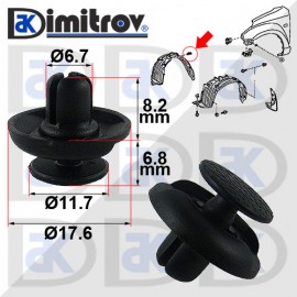 Щипка подкалник Toyota Avensis Land Cruiser Rav 4