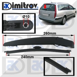 Рамо задна чистачка Citroen C5 III Combi