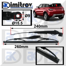 Рамо задна чистачка Land Rover Range Rover Evoque