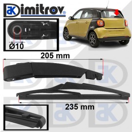 Рамо задна чистачка Smart Forfour